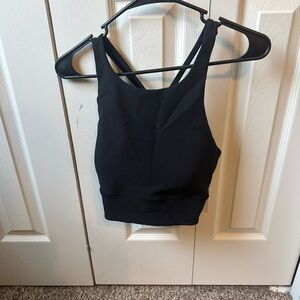lululemon athletica Black Energy High Neck Long Line Bra